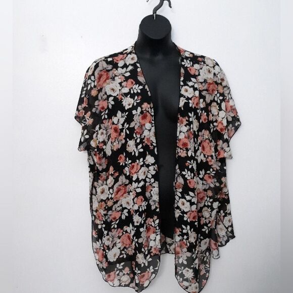 Vibe sheer floral cover up - Picture 1 of 4
